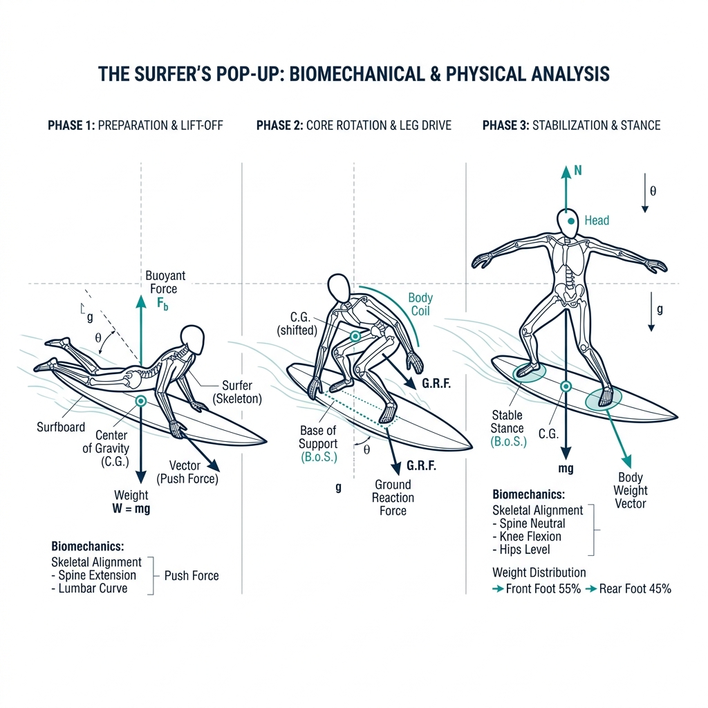 SURF Pop-up Biomechanics